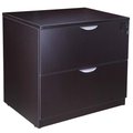 Norstar Norstar N112-MOC 2-Drawer Lateral File; Mocha N112-MOC